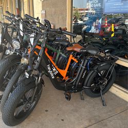 New Electric Fat Tires  Bike With 2 Years Warranty ( Payments Available)