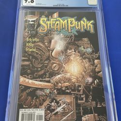 Steampunk #1 CGC 9.8 1st Print 1st Appearance Bachalo DC Cliffhanger Comic 2000