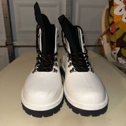 Barney’s Net York White Rain boots 