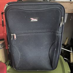 Small Fabric Suitcase/Luggage on Wheels