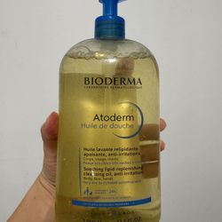 Bioderma Atoderm Shower Oil, Cleansing Oil For Face & Body 33.8 Fl Oz