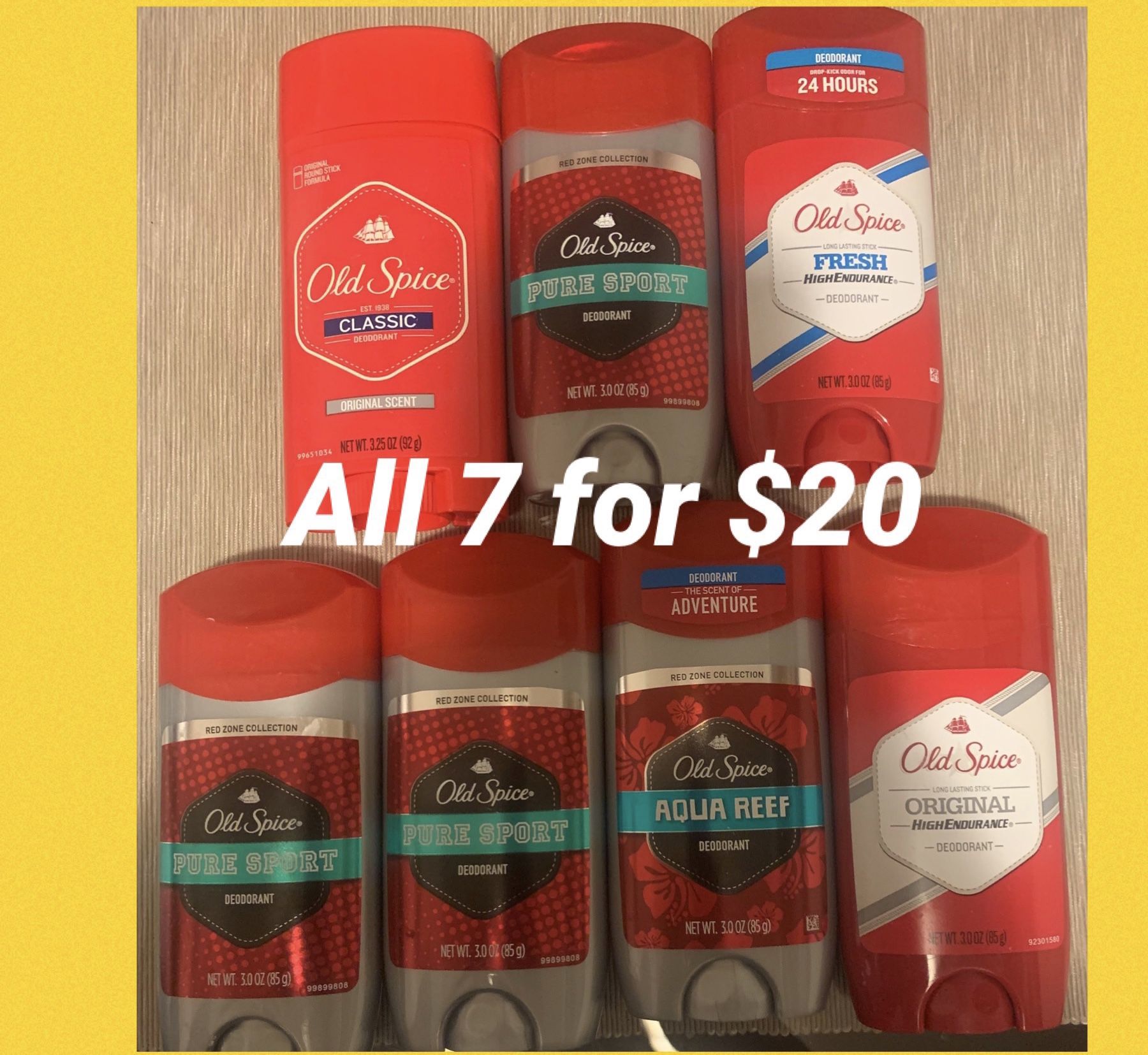 Old spice Deodorants