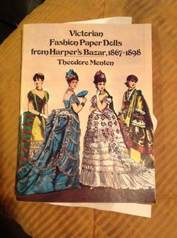 Victorian fashion paper dolls