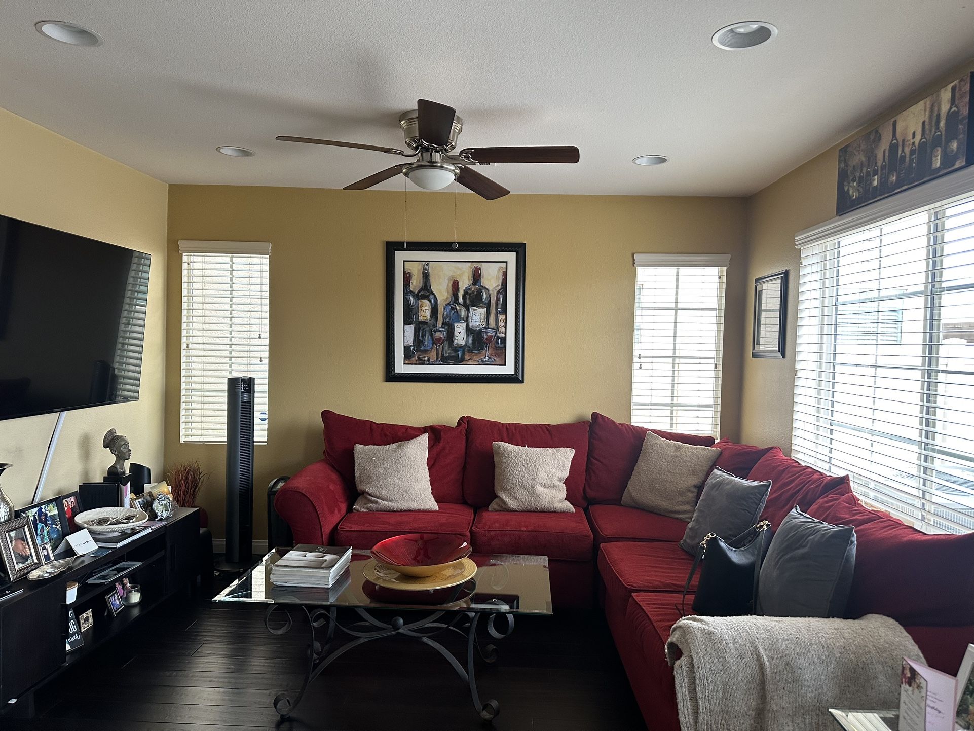 Mathis Home Red Sectional 