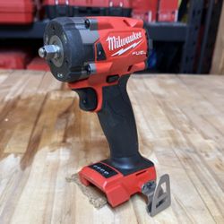 Milwaukee M18 FUEL GEN-3 18V Lithium-Ion Brushless Cordless 3/8 in. Compact Impact Wrench with Frict