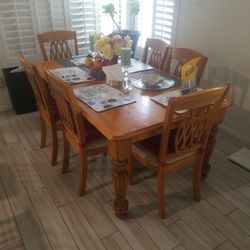Solid Wood Kitchen Table