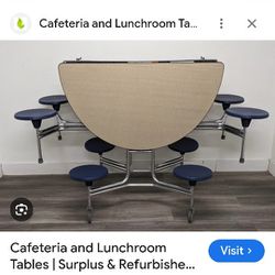 Cafeteria Style Table 