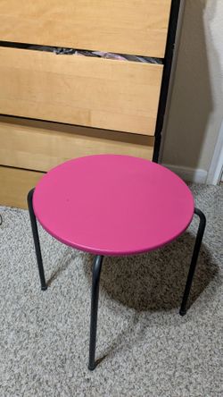 Pink table