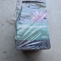 Universal pump filter box