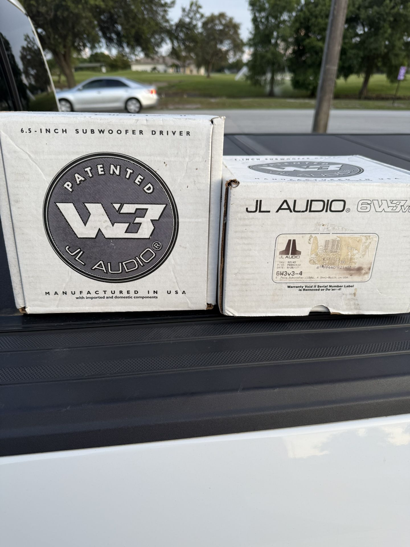 New Jl Audio 6w3 Subs