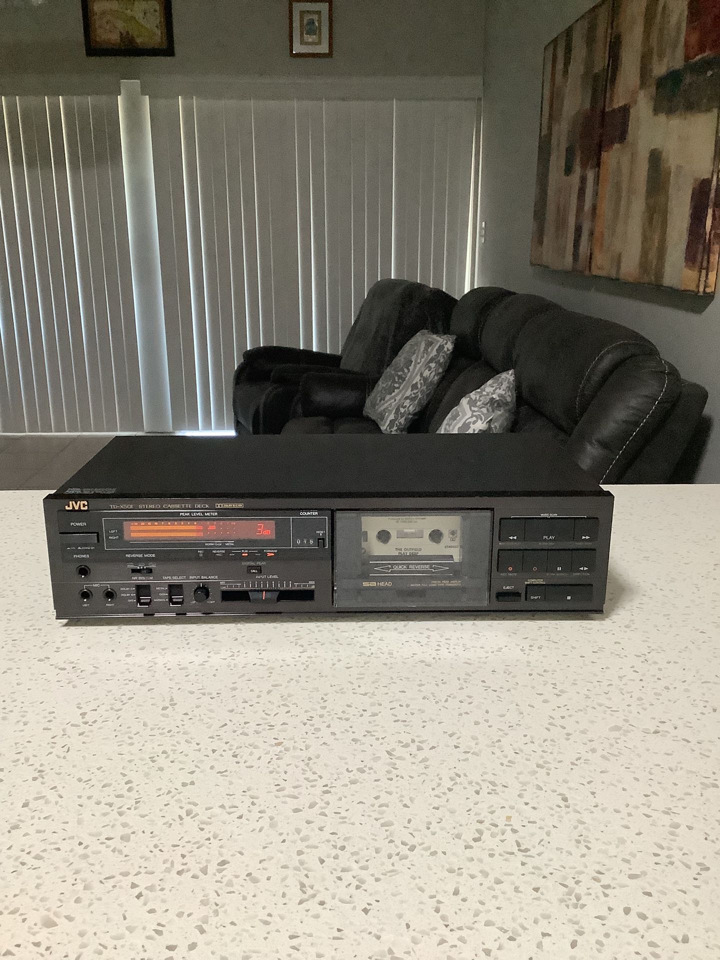 * Jvc * Stereo Cassette Deck With Dolby System And Auto Reverse . Like New . Must Be Seen To Fully Appreciate .