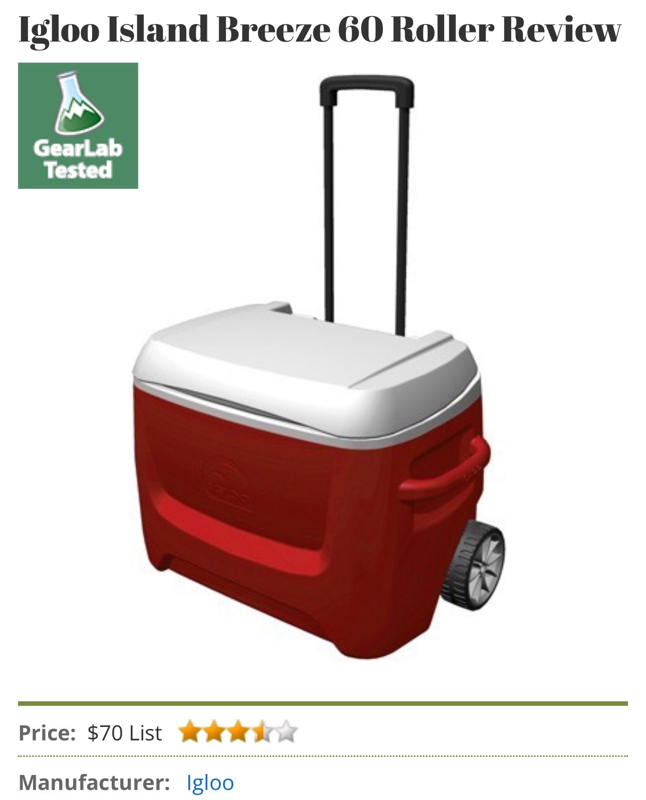Ice Chest Igloo