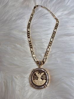 Chain and charm 14K Gold plated high quality jewelry hypoallergenic waterproof non tarnish 85$