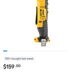 DEWALT 20-volt Max 3/8-in Keyless Right Angle Cordless Drill