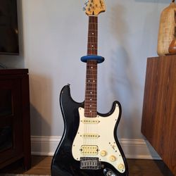 Fender Squier Standard HSS black metallic electric guitar