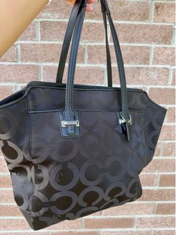Coach Signature canvas tote bag (vintage)