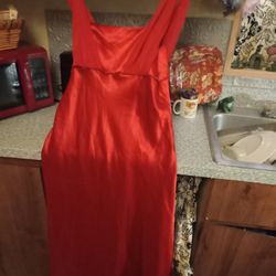 Beautiful Shiny Red Dress