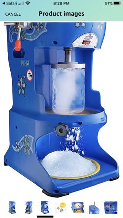 Snow cone machine