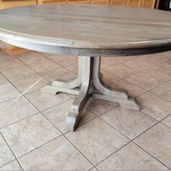 Pottery Barn Linden 60" Round Pedestal Dining Table