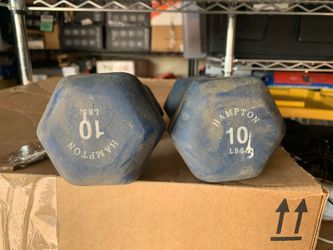 10lbs hampton dumbbells