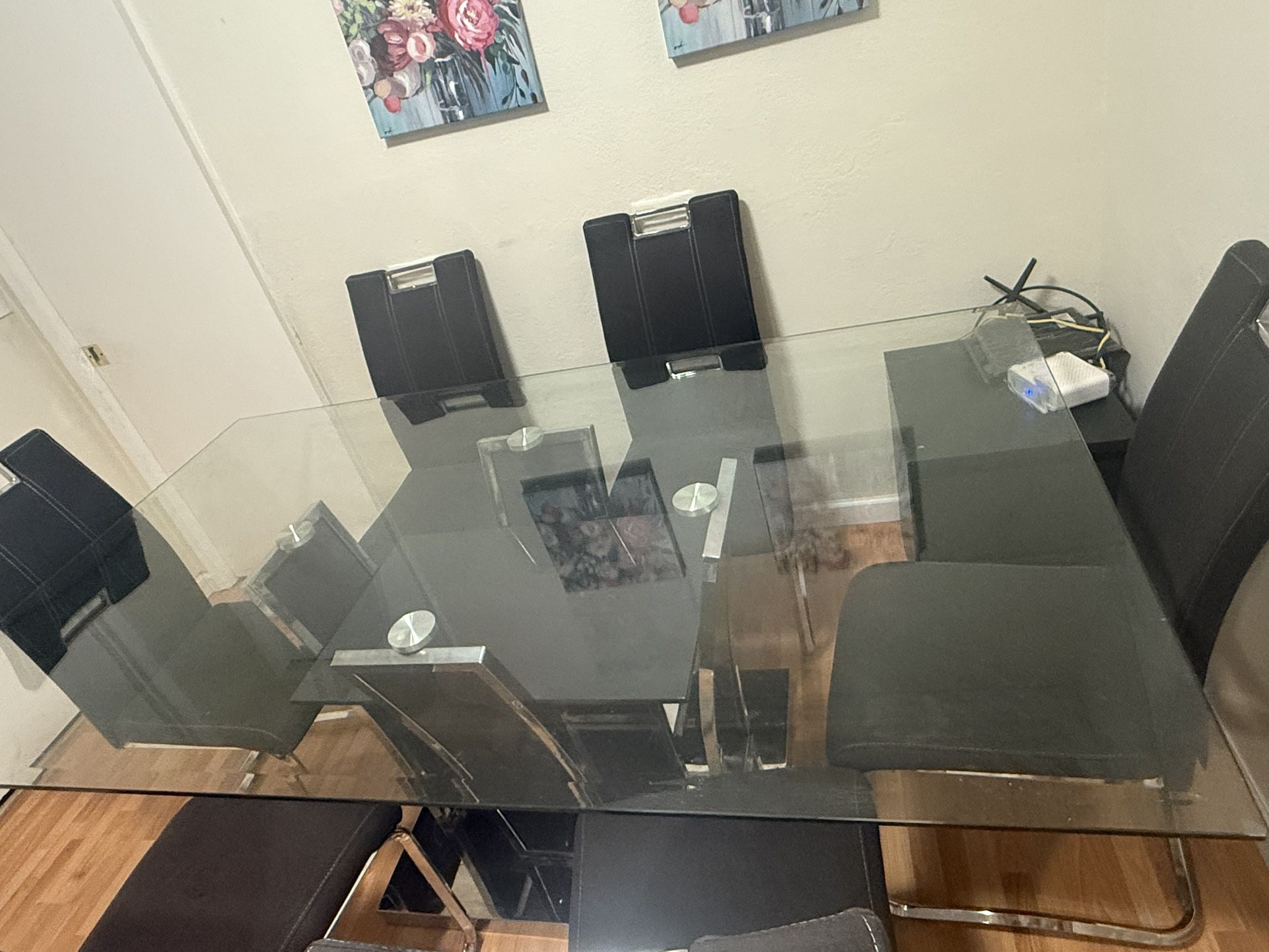 72 Inch Glass Dining Table With Chairs