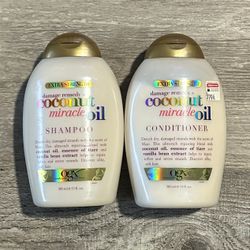 Extra Strength OGX Damage Remedy+Coconut Miracle Oil Shampoo & Conditioner Set 