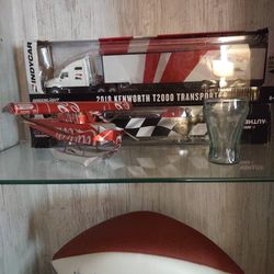 NASCAR Hauler Deal And This Deal Get To NASCAR Haulers Plus A Coca-Cola Airplane Handmade And A Small Coca-Cola Glass All For $