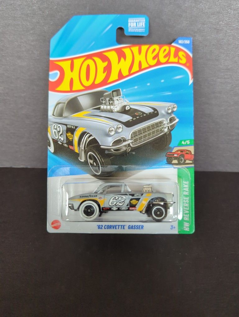 Hot Wheels Reverse Rake '62 Corvette Gasser