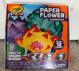 Crayola Paper Flower Maker Science Kit Craft