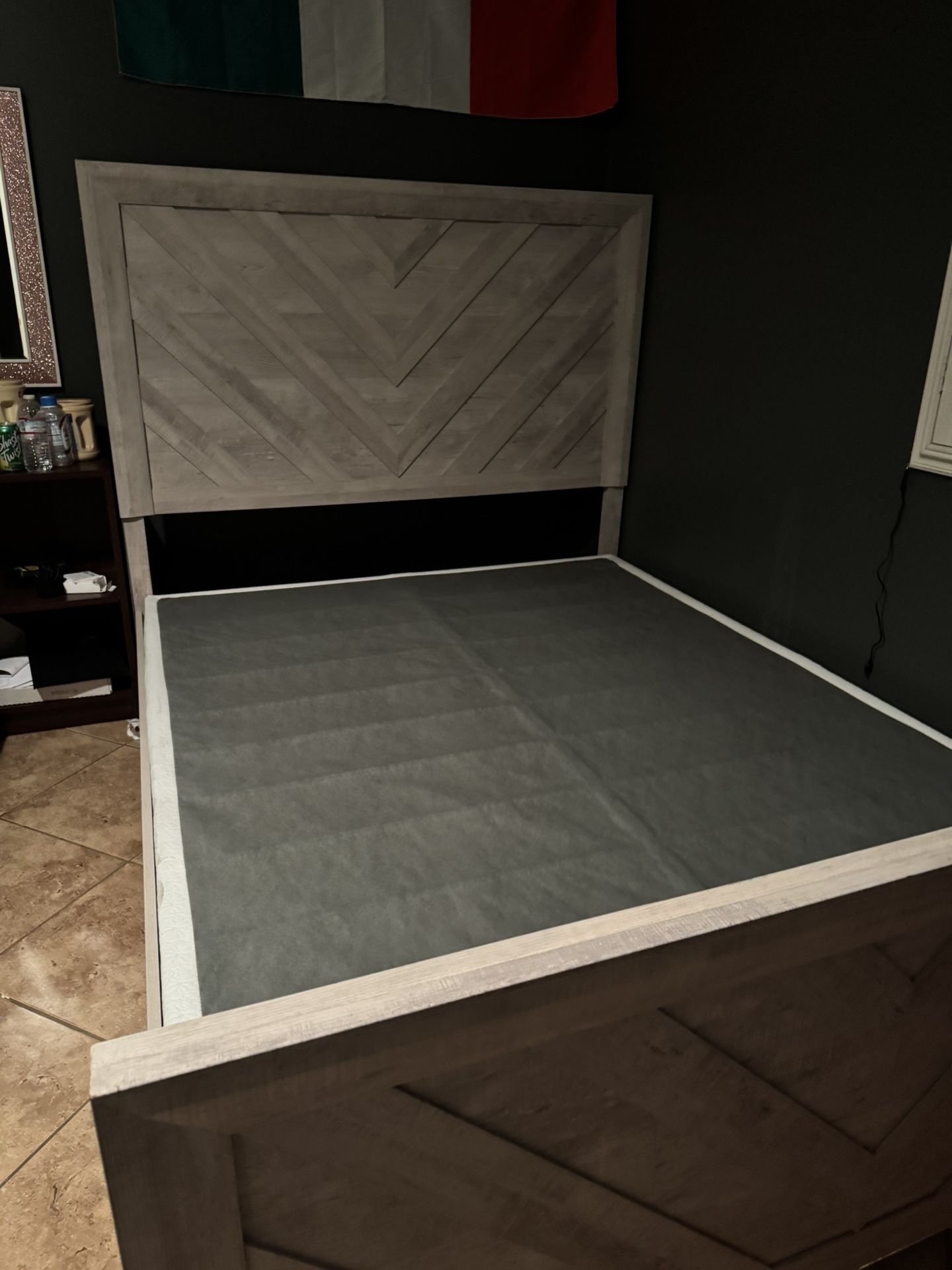 bed Frame And Foam Mattress New