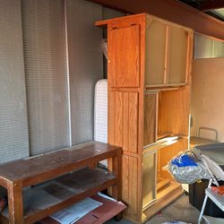 Wooden Bed frame With Drawers