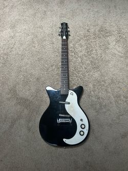 Danelectro '59M NOS+ Electric Guitar, Black & White