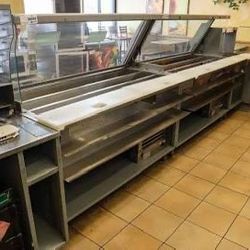 Subway Sandwich Unit, Bottle Cooler & Meat Slicer