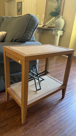 Wicker Rattan end tables