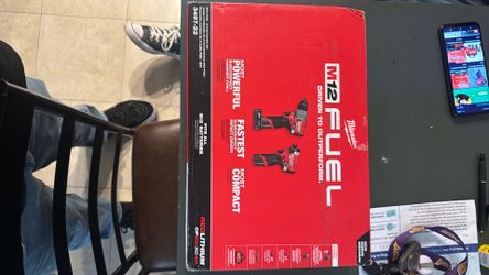 M12 FUEL impact and hammer drill with battery and charger included