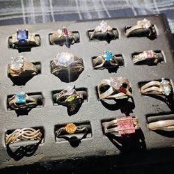 Ring 24 Count Silver 100% Authentic Real Signed 925 Rings