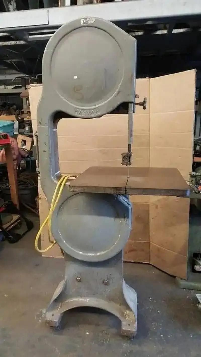 20" Davis And Wells Band Saw Bandsaw Single Phase Motor 220v