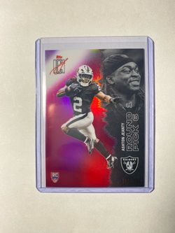 2025 Topps Signature Class Ashton Jeanty RC Magenta Refractor /250 Rookie #102