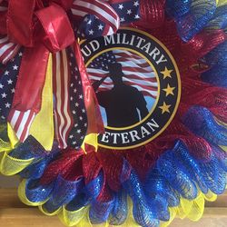 Us veteran wreath