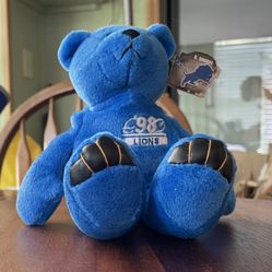 NFL Beanie Bear - Limited Treasures - Barry Sanders #20 - NFL Detroit Lions 