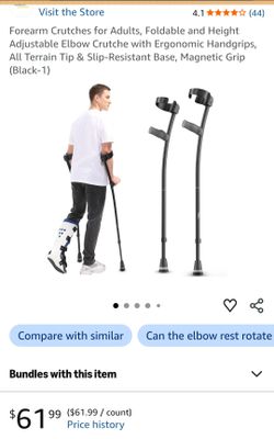 Forearm Crutches $30