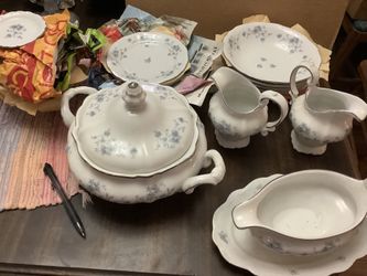 Johann haviland Bavarian Blue Garland China