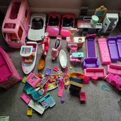 Make Offer. Will Deperate. Tons Of Barbie Accessories Dolls, Dresses,  Vehicles And Much More