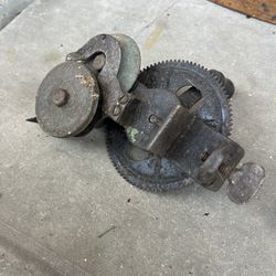 Vintage Cast iron Table Clamp Sharpener