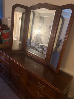 Moving Sale, HEAVY  wood antique furniture