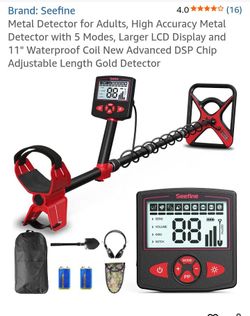 Seefine Metal Detector with LCD Display
