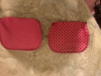 Makeup bags pink