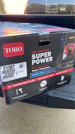 Toro super recycler electric start
