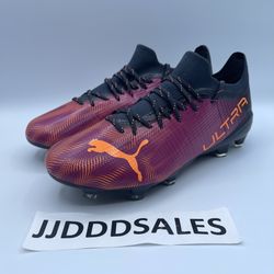 PUMA ULTRA 2.4 FG AG SOCCER CLEATS FUCHSIA CITRUS 106698-03 MEN’S SIZE 9 NWT.  