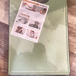 Titanium Cutting Board for Kitchen, Extra-Thick Double Sided Non-Toxic, Titanium & Wheat Straw PP, Food-Grade Chopping Board, Easy to Clean, Large 16"